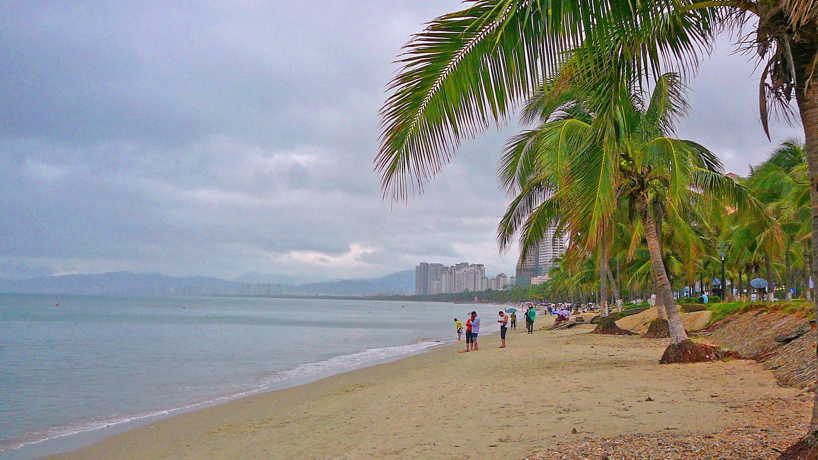 1600x900 Beach at Sanya. On the island of Hainan, Sanya is China's s