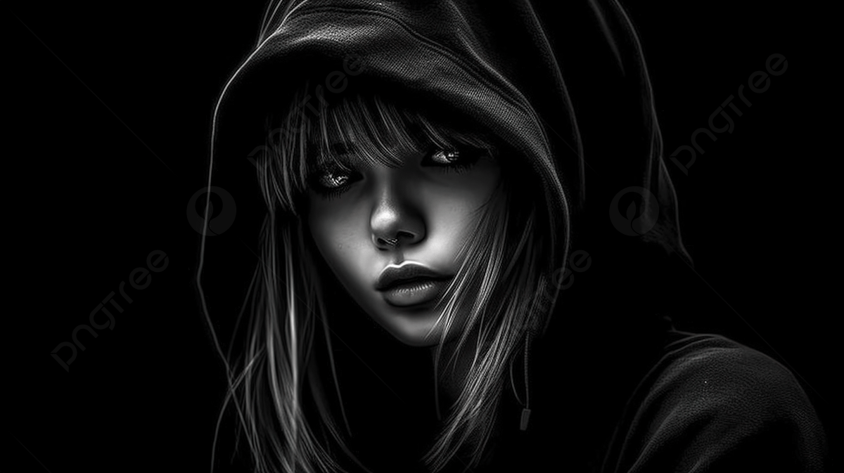 Girl In Black Wallpapers - Top Free Girl In Black Backgrounds ...