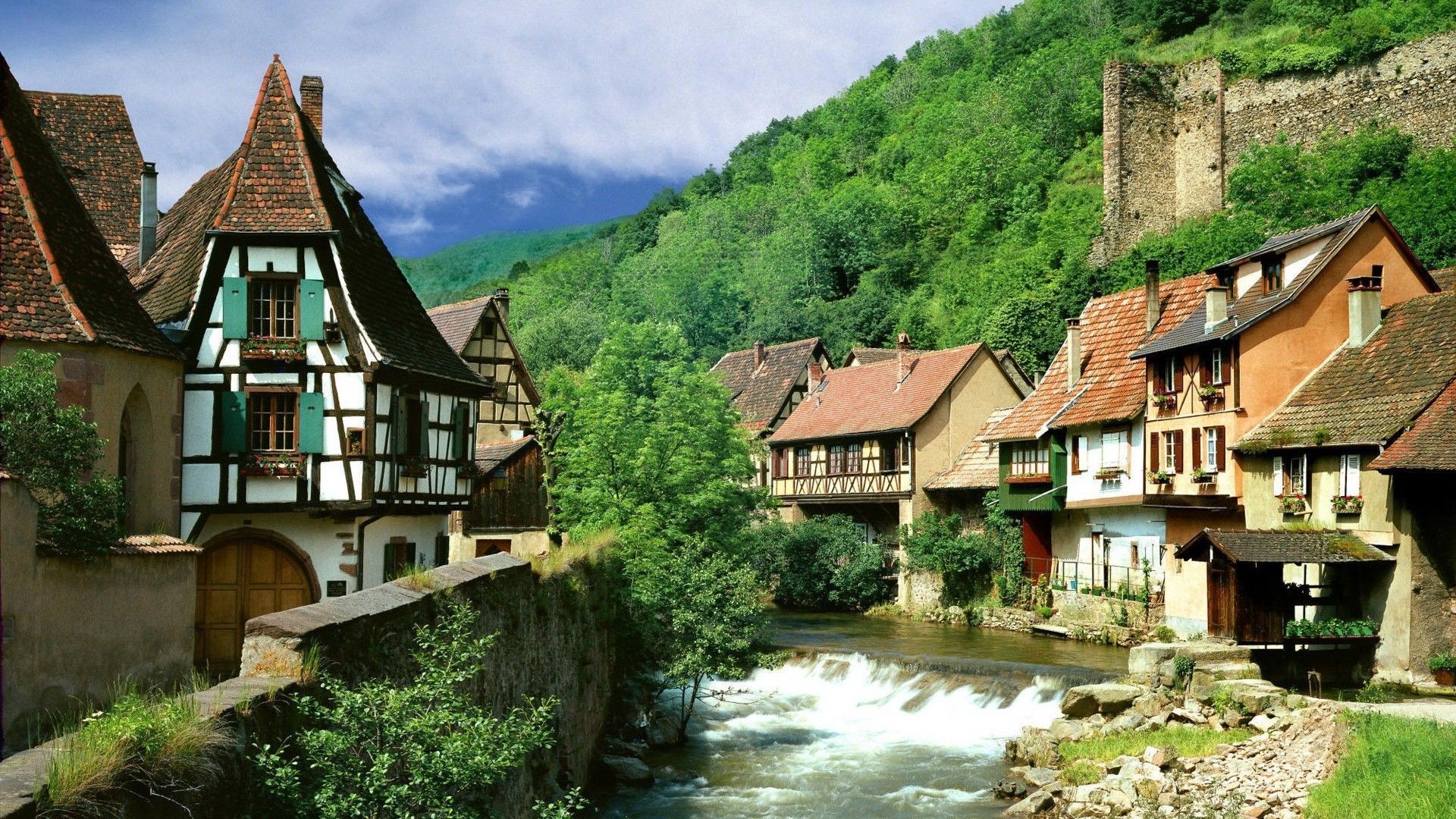 1920x1080 French Countryside Wallpaper