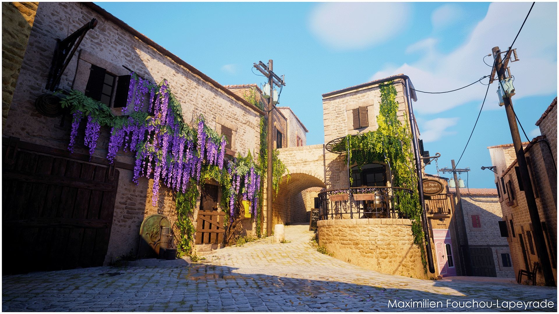 1920x1080 European Village Village in Environments