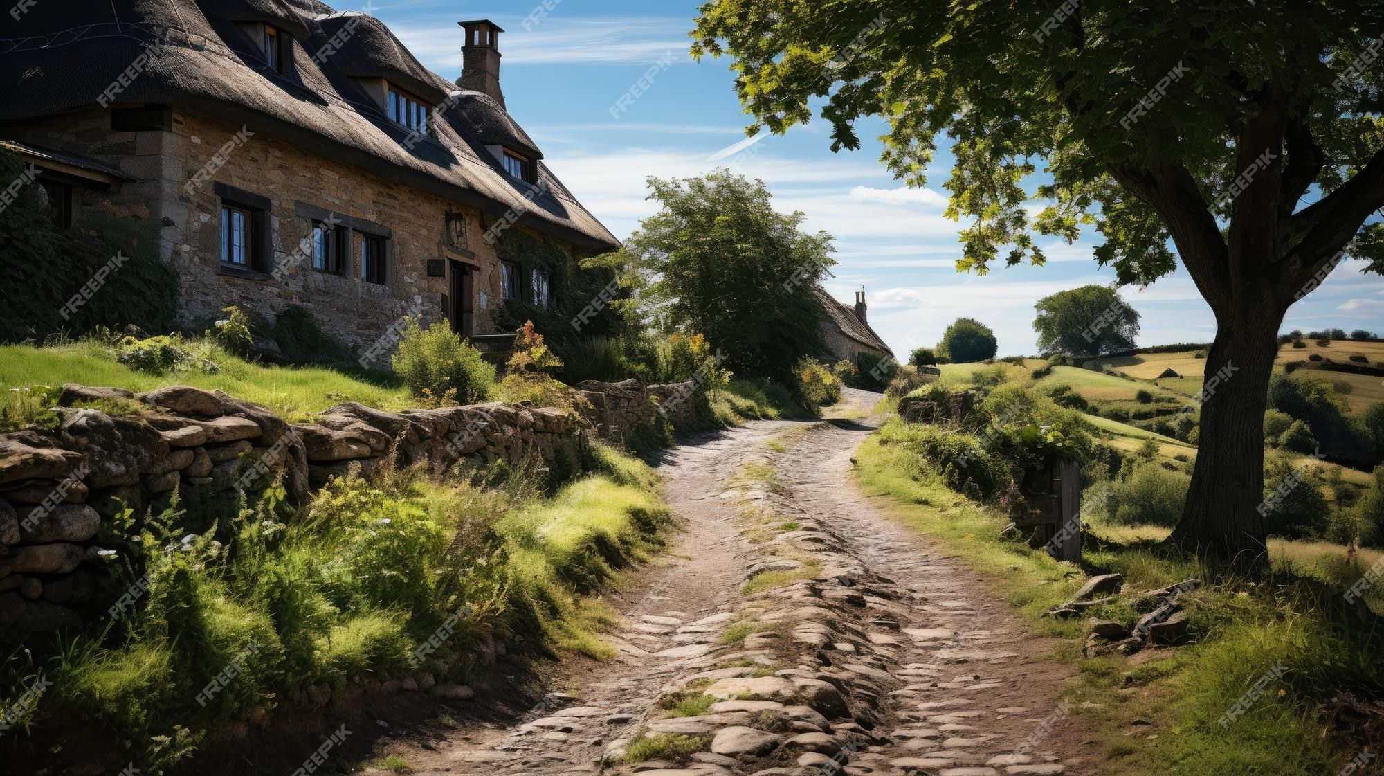 2000x1121 French Village Image