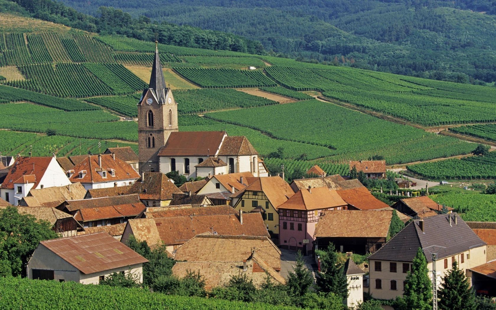 1680x1050 Download French village, French, Village Wallpaper in 1680x1050 Resolution