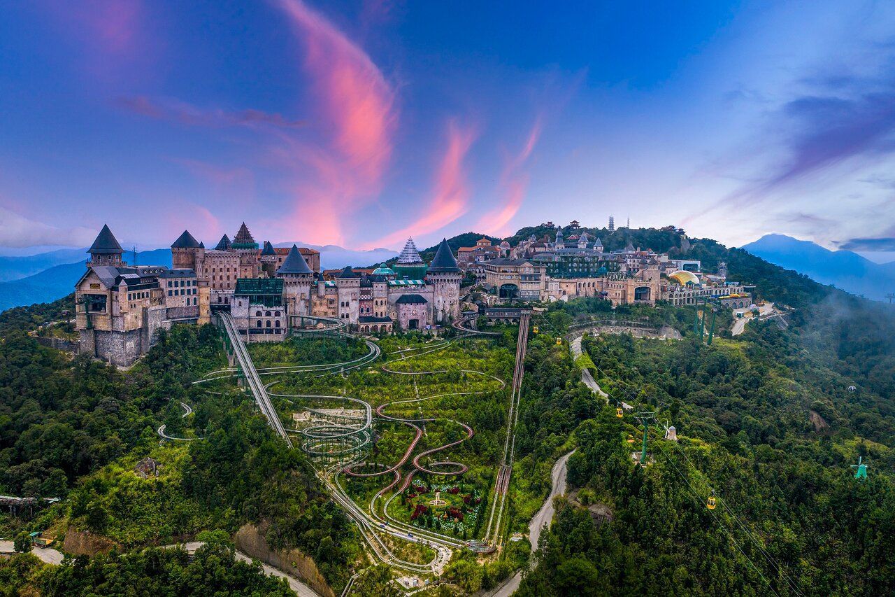 1280x853 A French Village in Vietnam of Ba Na Hills Mountain Resort, Da Nang, Vietnam