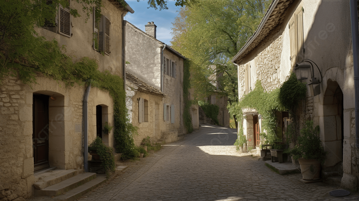 1200x673 In The Style Of Historical Influences Background, Pictureque Village Background Image And Wallpaper for Free Download