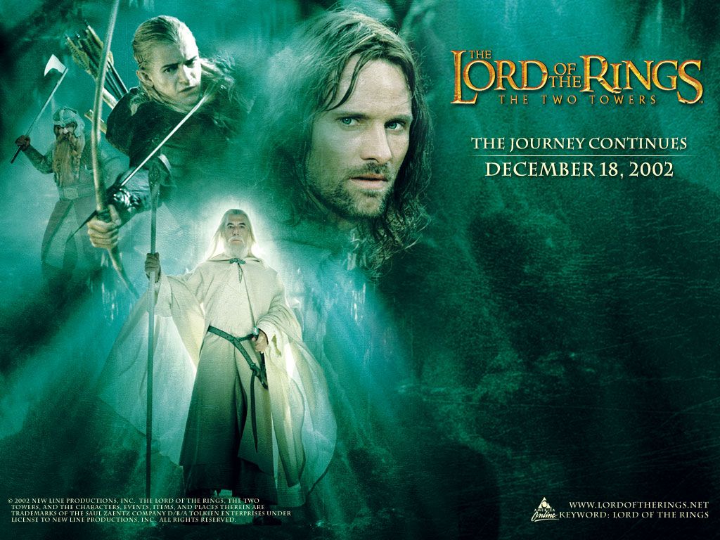 1024x768 The Two Towers Wallpaper of the Rings Wallpaper