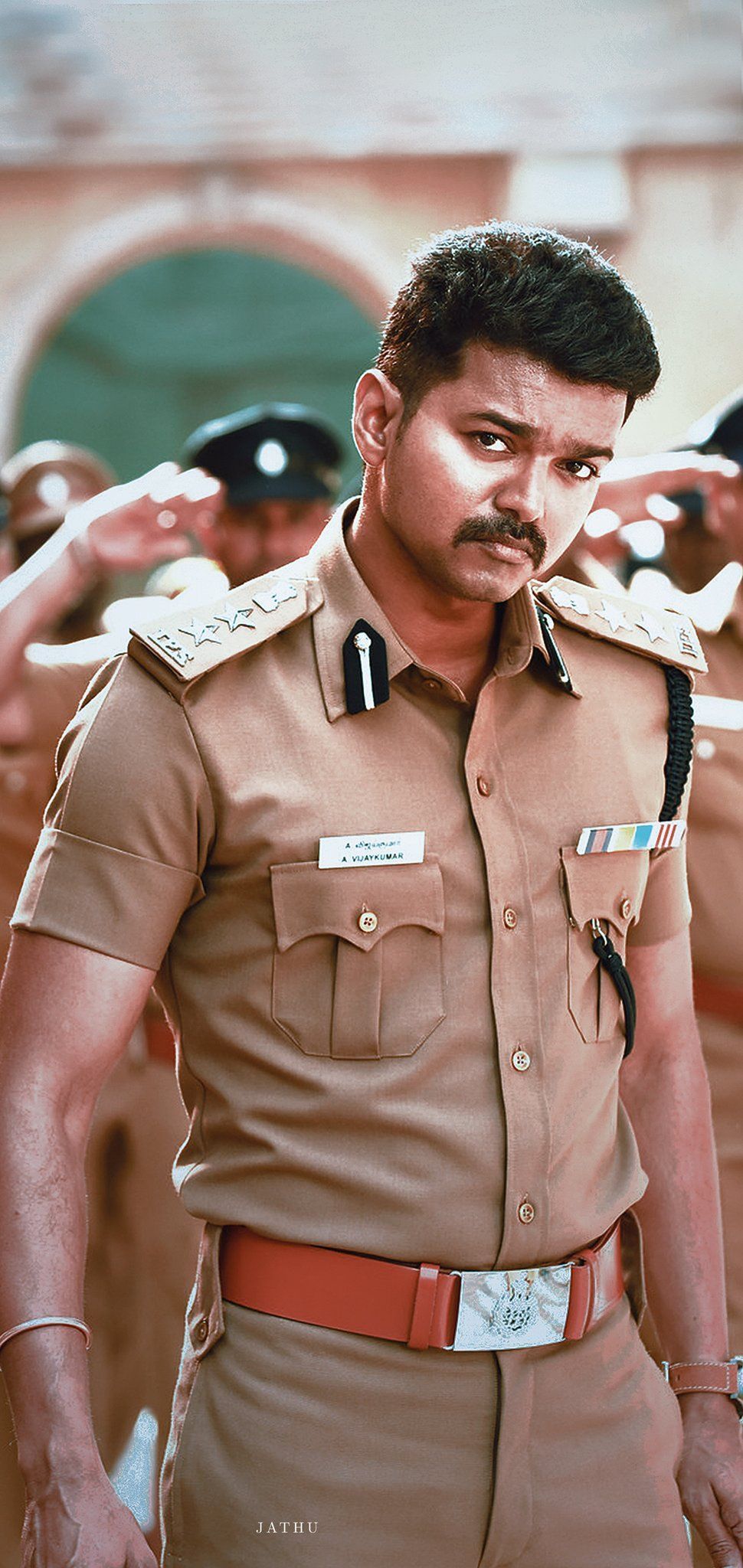 970x2048 Jᴀᴛʜᴜ ツ on X: Vijay Kumar ! #Theri #Thalapathy #Wallpaper / X