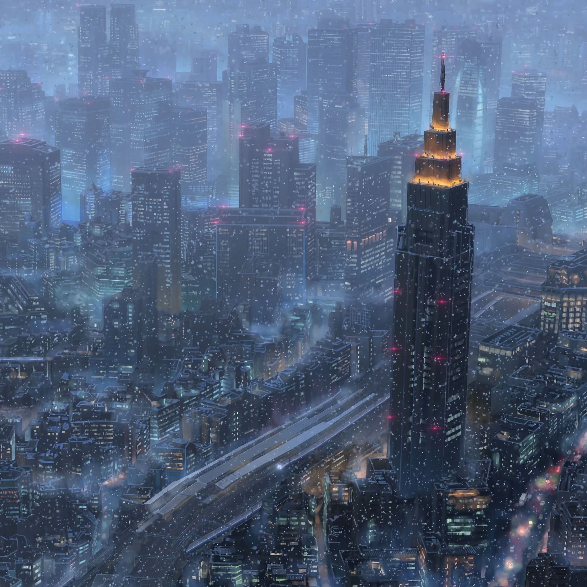 2048x2048 Makoto Shinkai Kimi No Na Wacityscape 4k iPad Air HD 4k Wallpaper, Image, Background, Photo and Picture