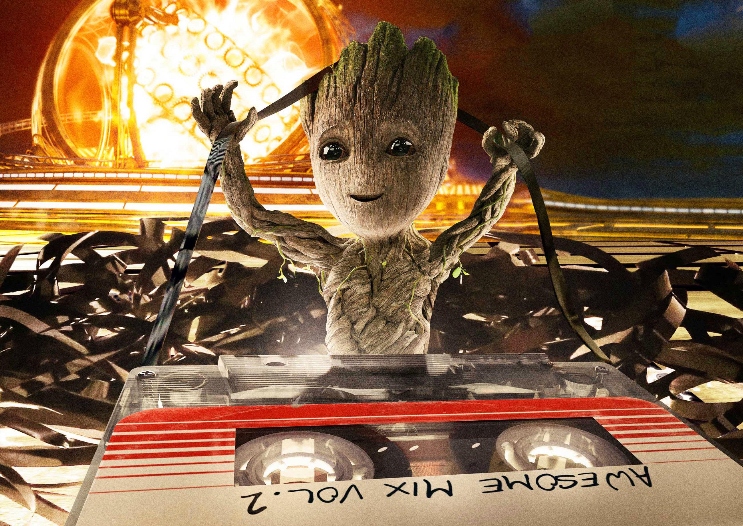 2598x1842 Wallpaper Baby Groot, Guardians Of The Galaxy Vol HD, Movies