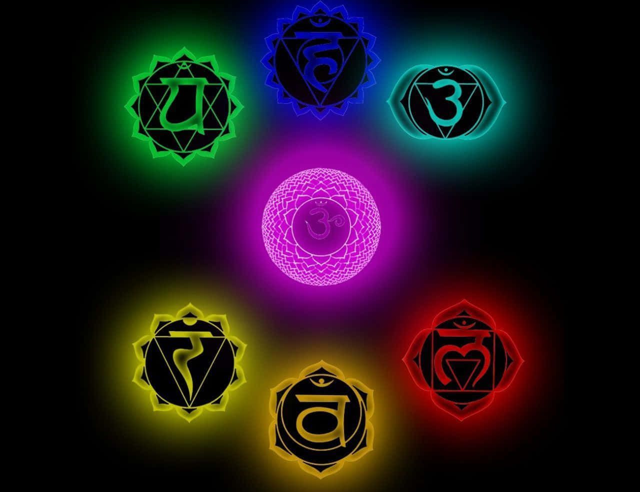 1280x985 Download Vibrant Chakra Energy Centers Illustration