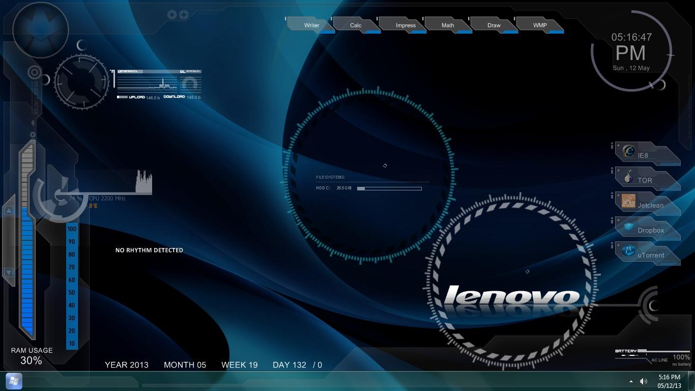 1366x768 Lenovo Wallpaper Theme