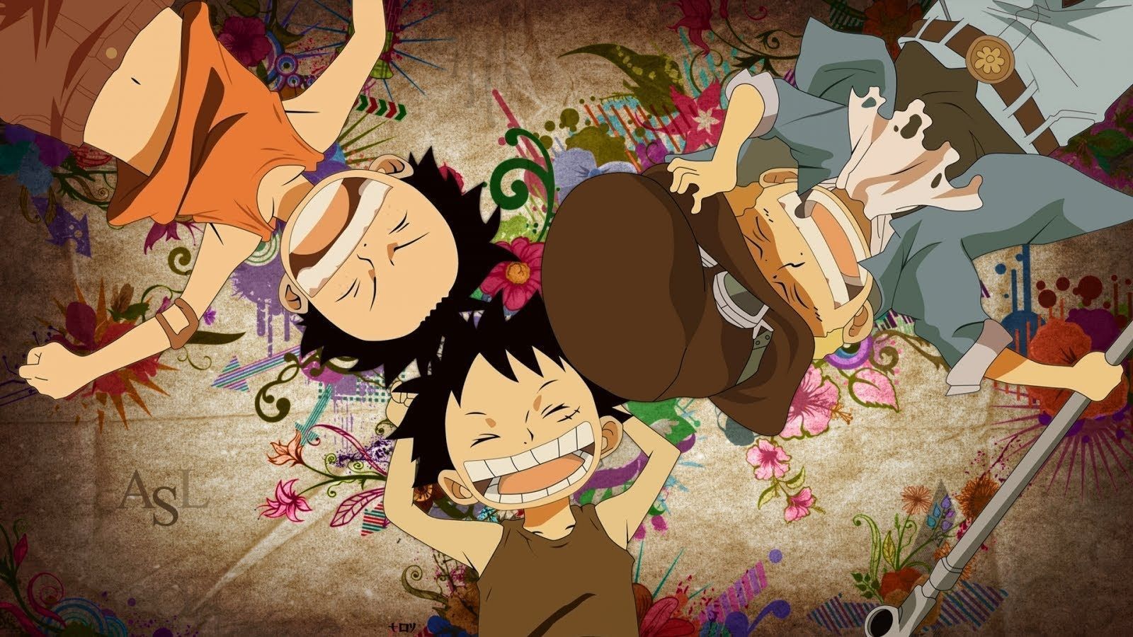 1600x900 Ace Sabo Luffy* Piece Photo