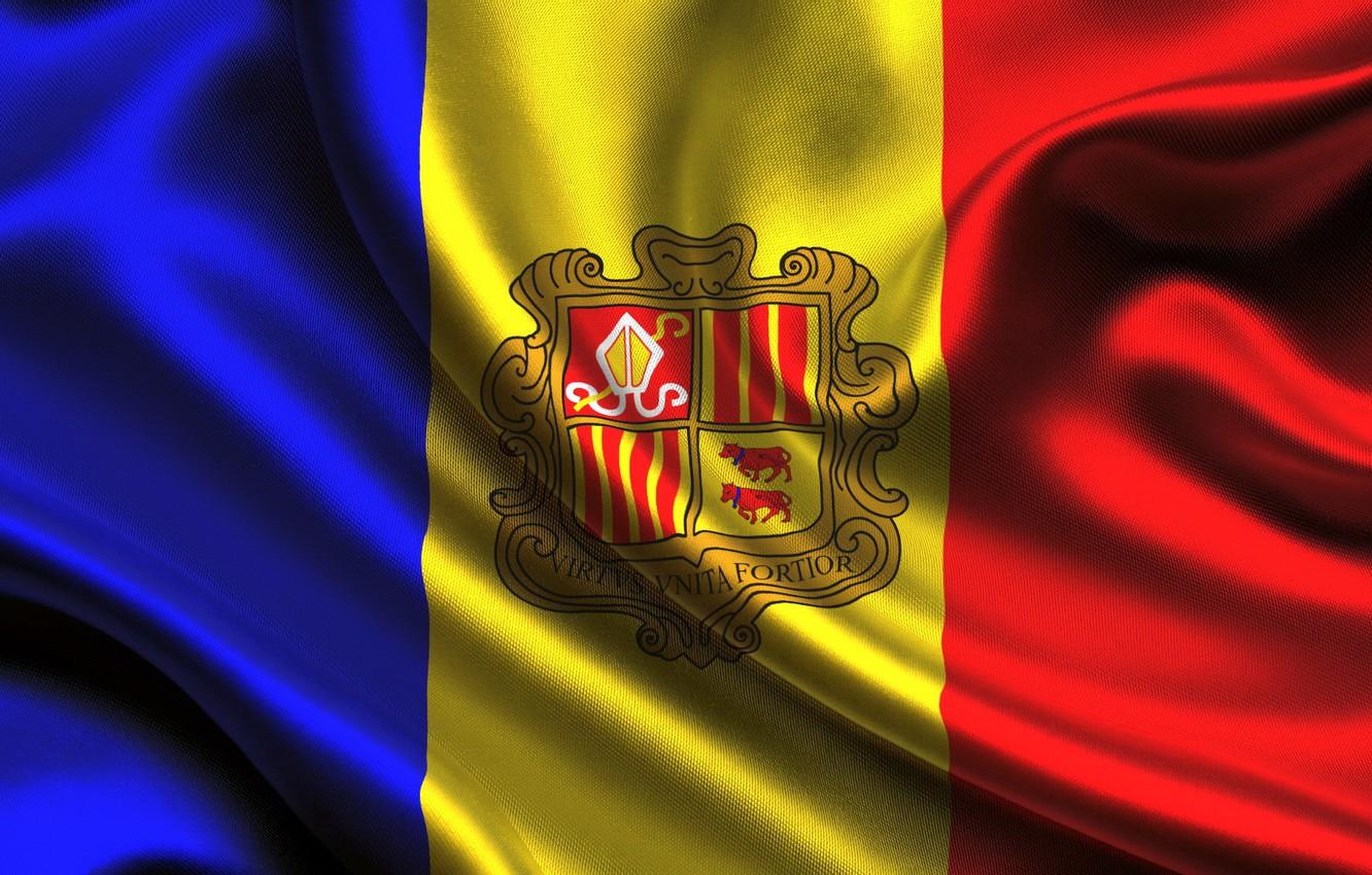 1332x850 Andorra Flag Wallpaper