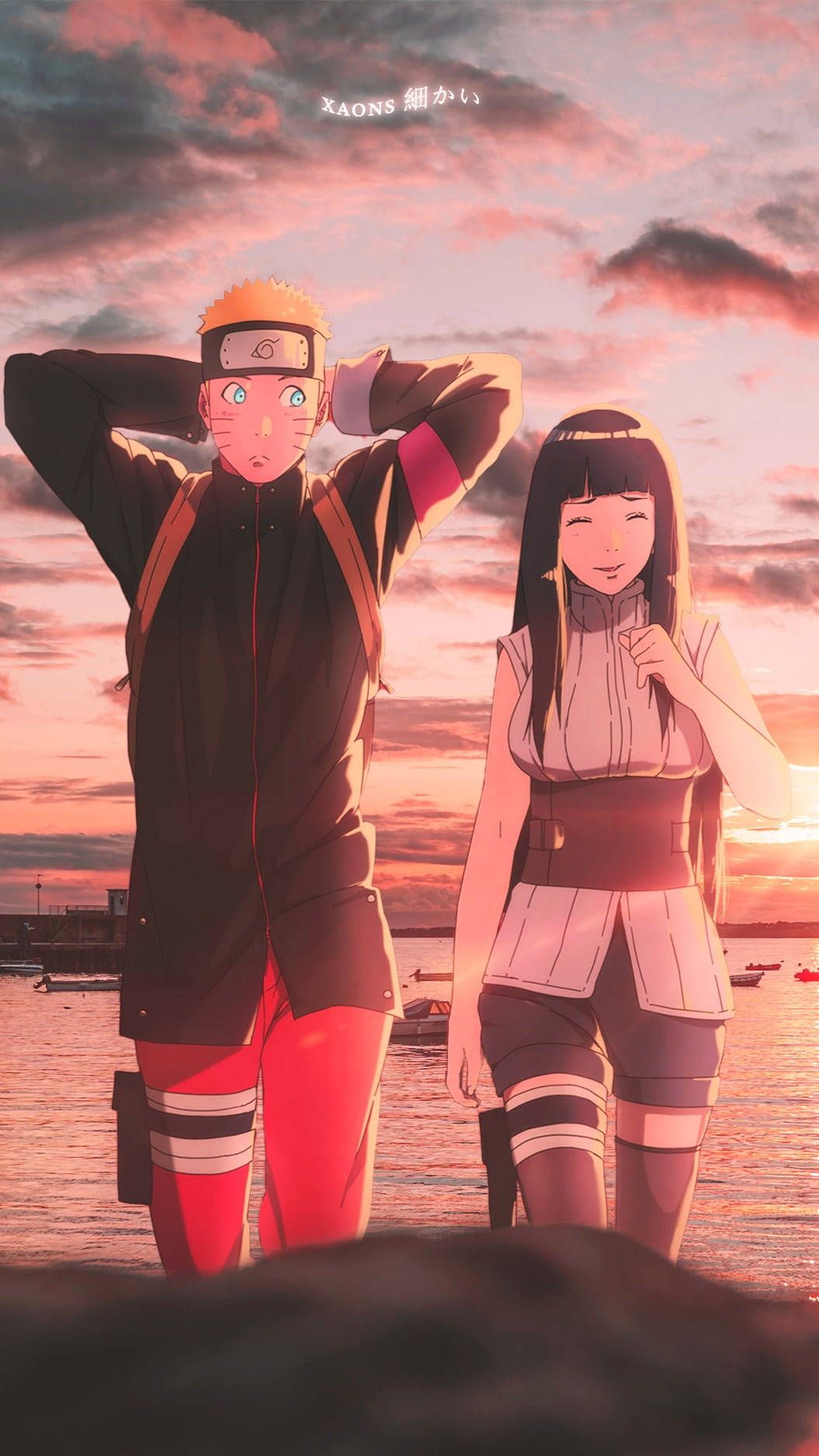 1055x1875 Download Moving Naruto Love Hinata Wallpaper