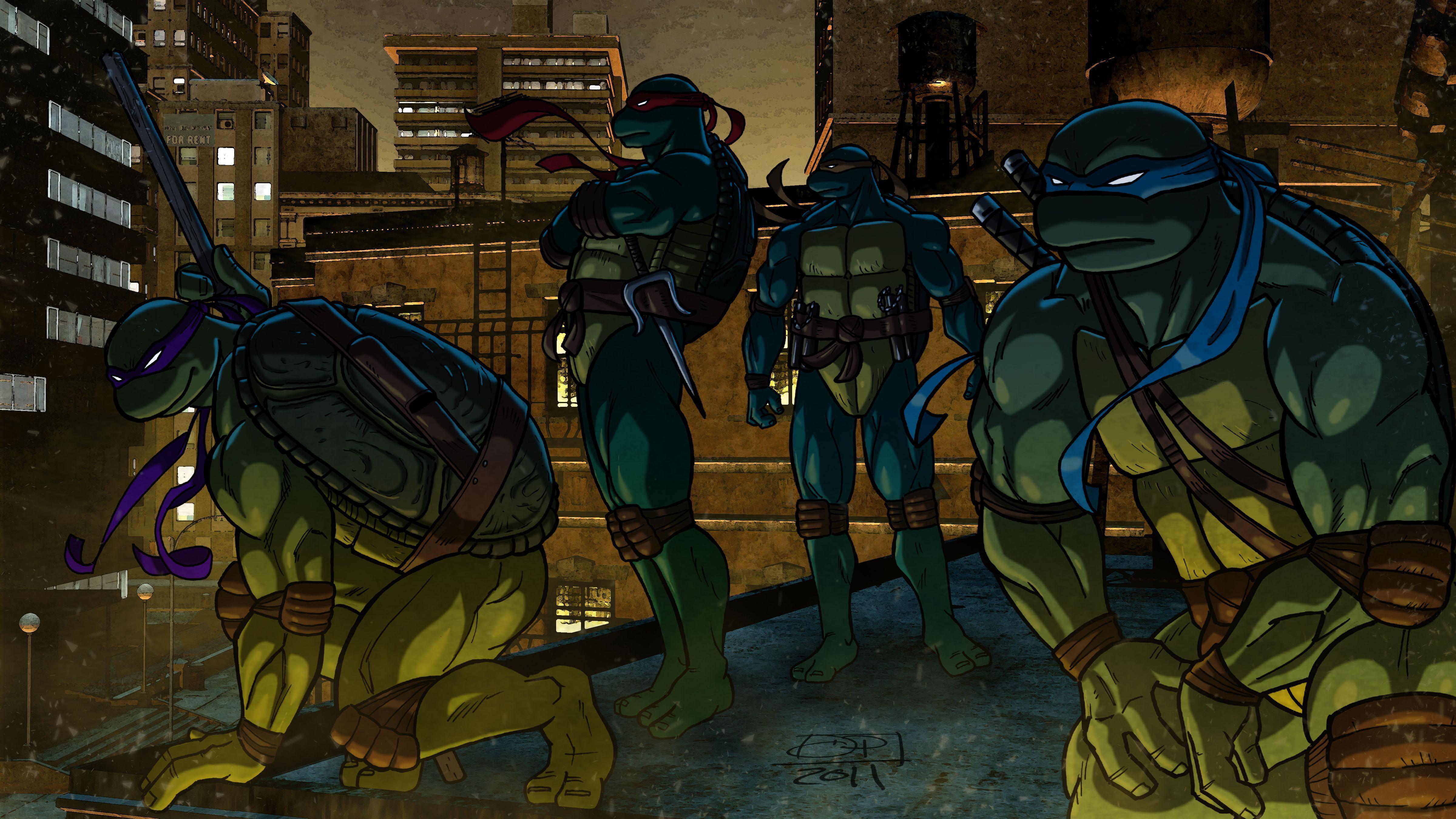 Hình nền 4799x2700 Teenage Mutant Ninja Turtles