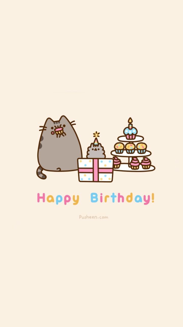 Pusheen Birthday Wallpapers - Top Free Pusheen Birthday Backgrounds ...