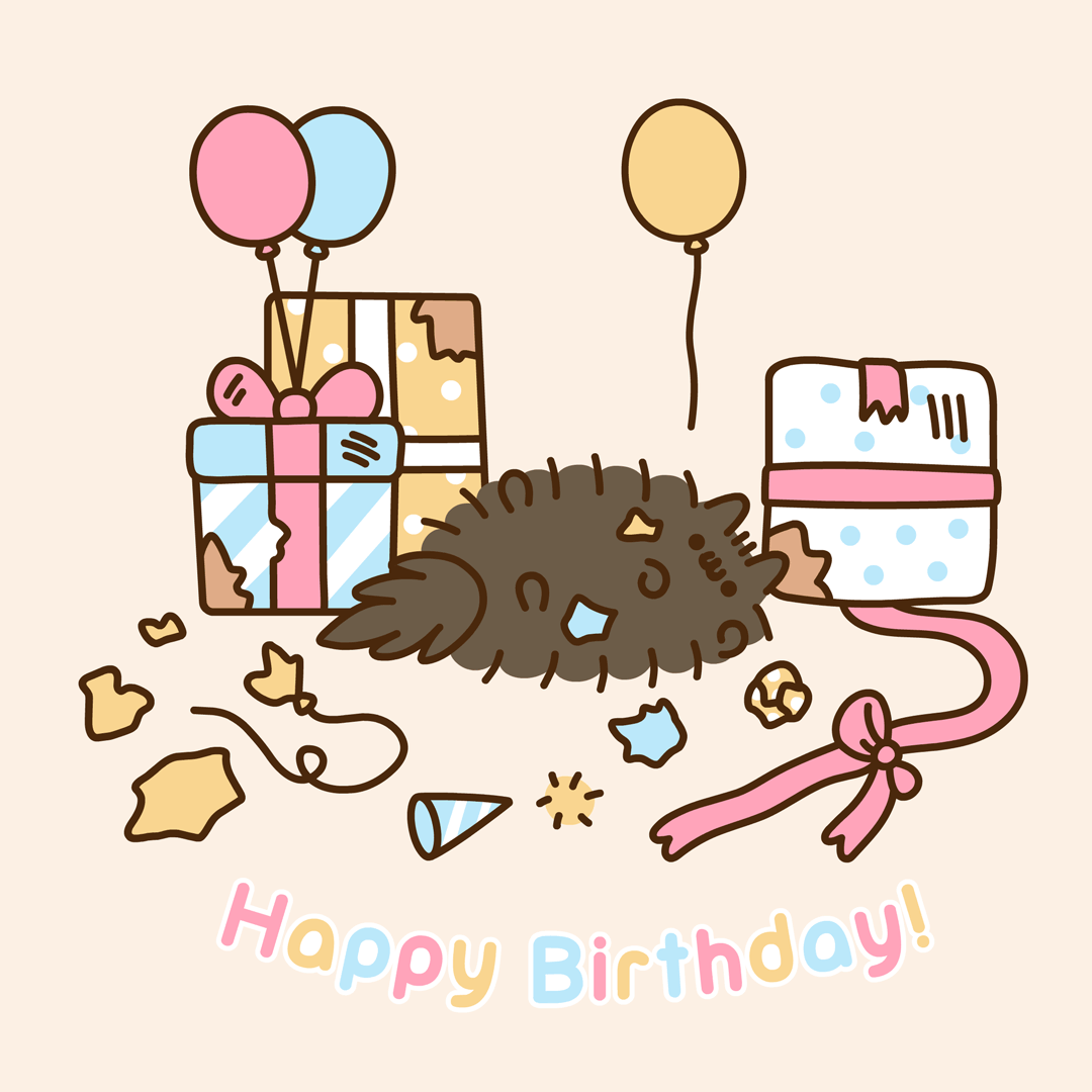 1080x1080 Pusheen : Happy Birthday Pip!. Pusheen birthday, Pusheen, Pusheen cute