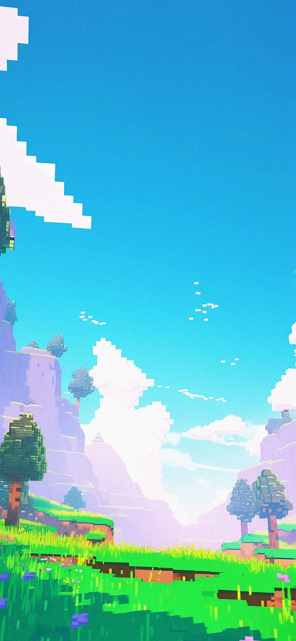 1183x2560 Minecraft Beautiful Aesthetic Wallpaper Wallpaper 4K
