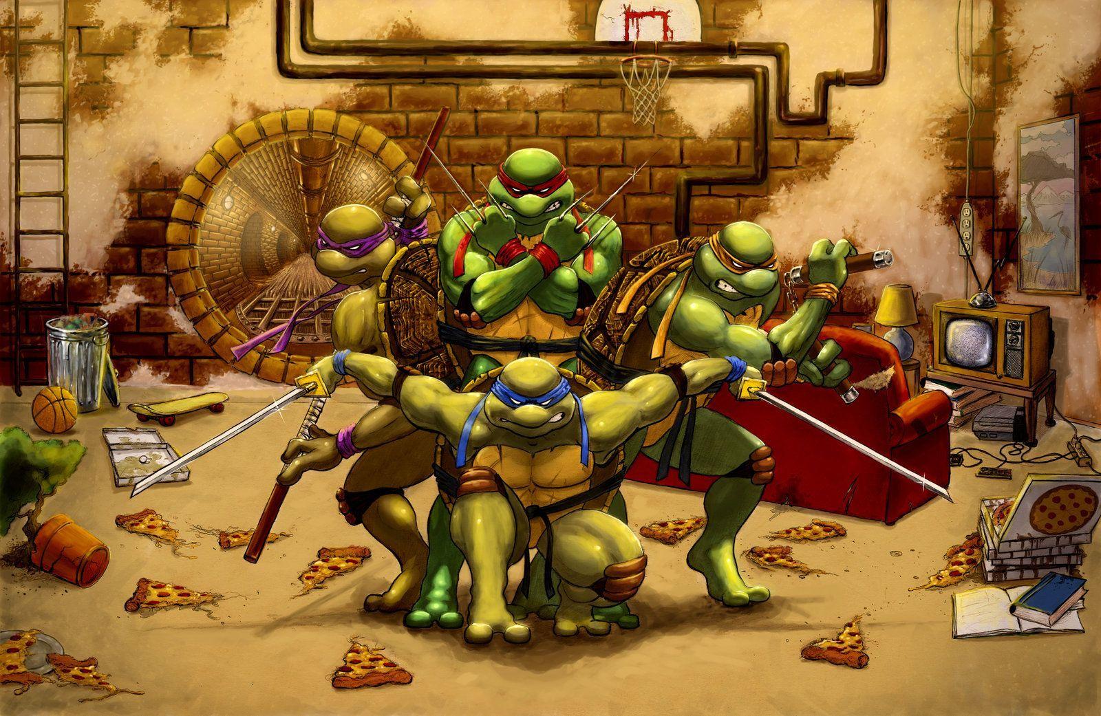 1600x1041 Teenage Mutant Ninja Turtles của iangoudelock. Sử thi