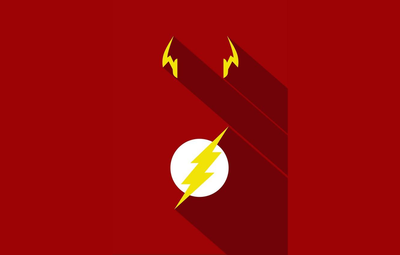 1332x850 Wallpaper red, logo, yellow, hero, DC Comics, Flash, yuusha, tv series, The Flash, Barry Allen, Jay Garrick, Wally West, Bart Allen image for desktop, section минимализм