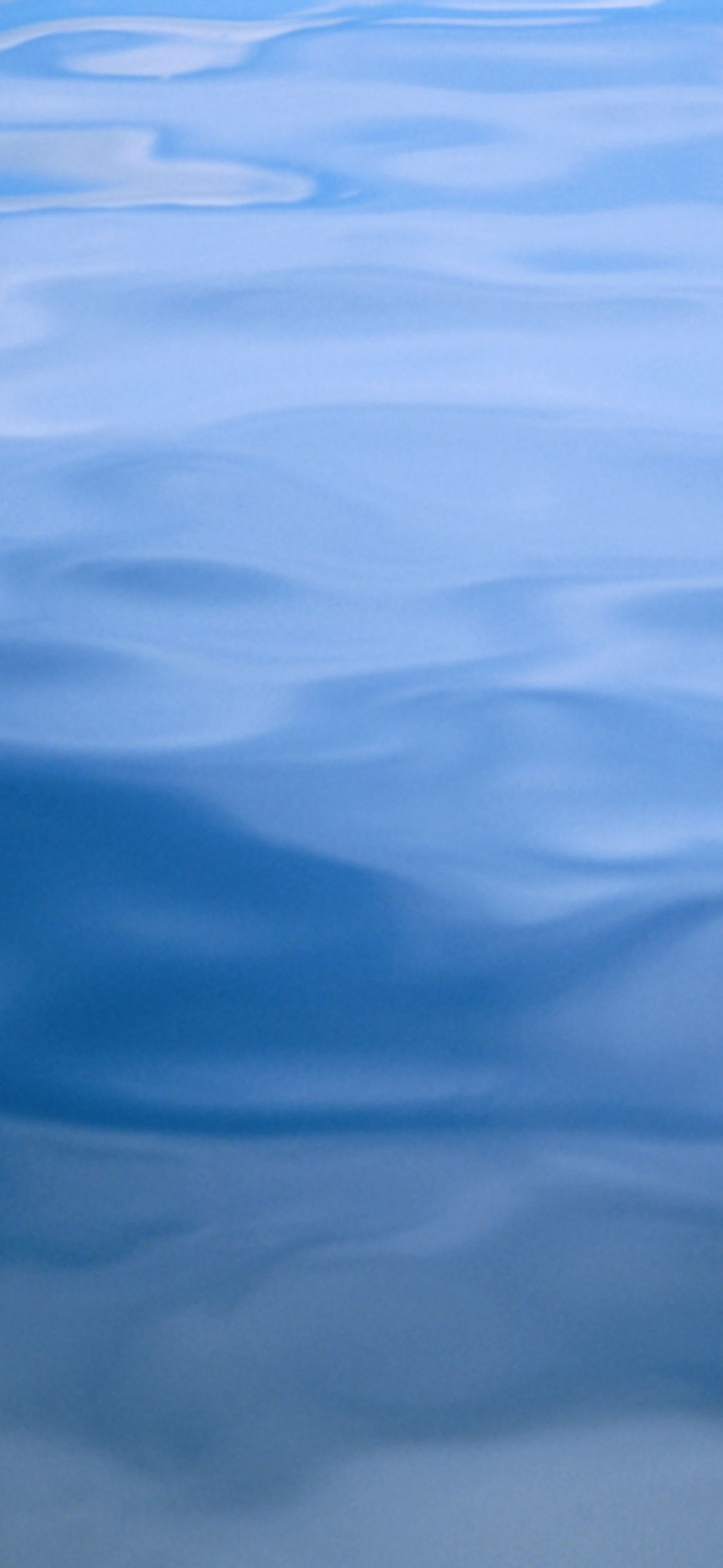 1125x2436 Calm Blue Wallpaper