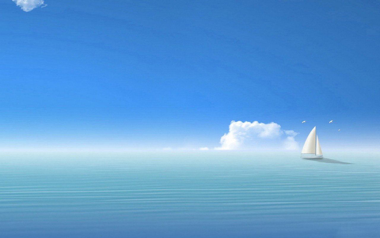 1280x800 Calm Sea Wallpaper