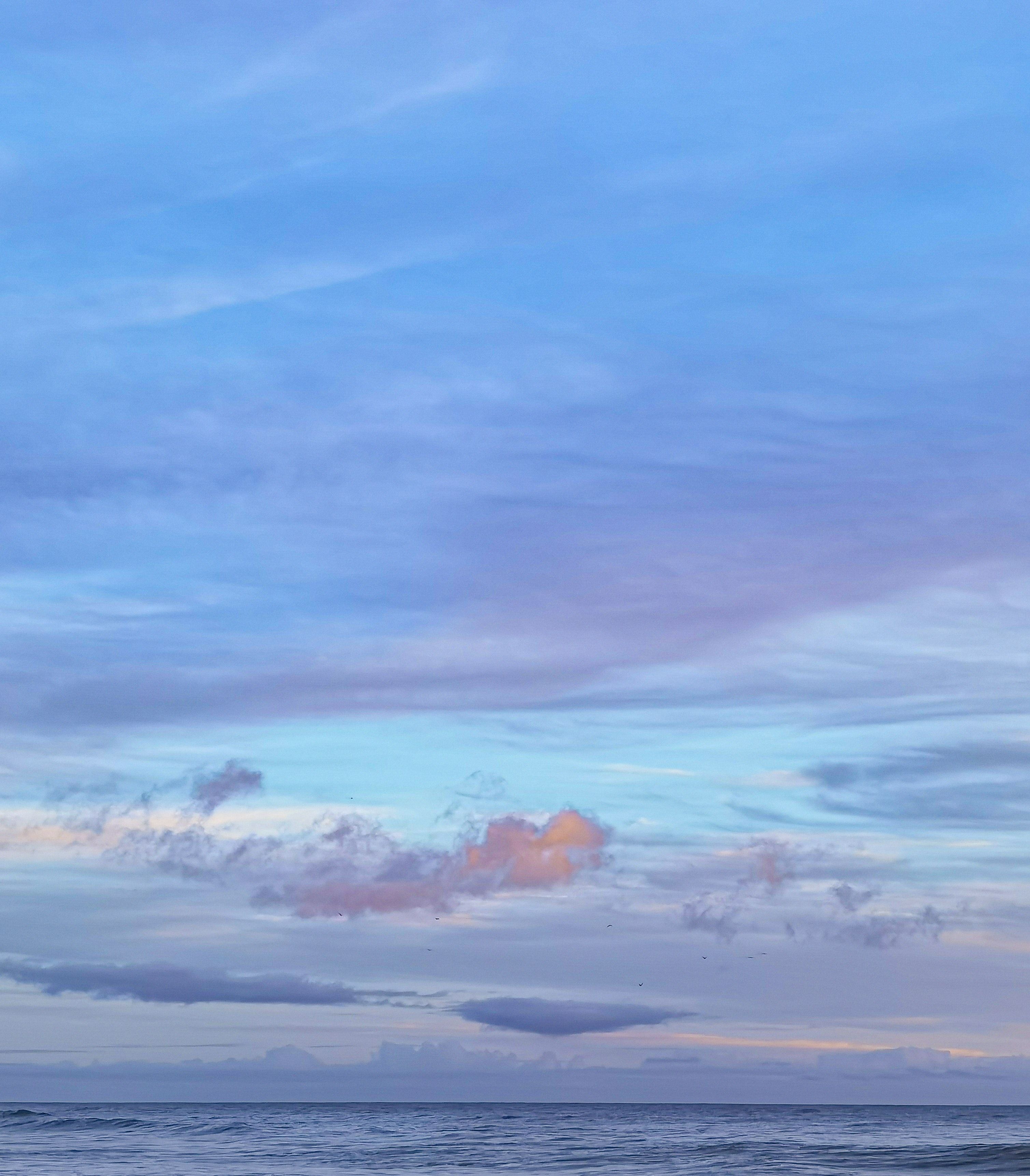 3018x3445 Calm Blue Sea During Golden Hour · Free