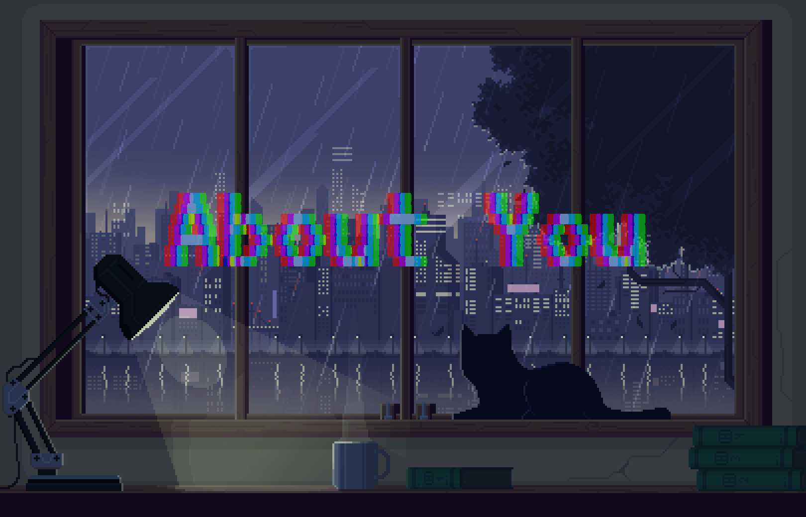 1620x1040 Pixel Cat Wallpaper