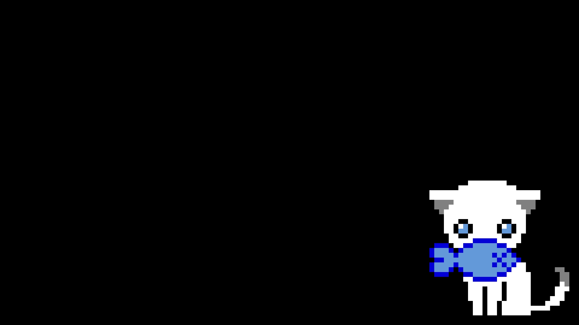 1920x1080 Pixel Cat Wallpaper