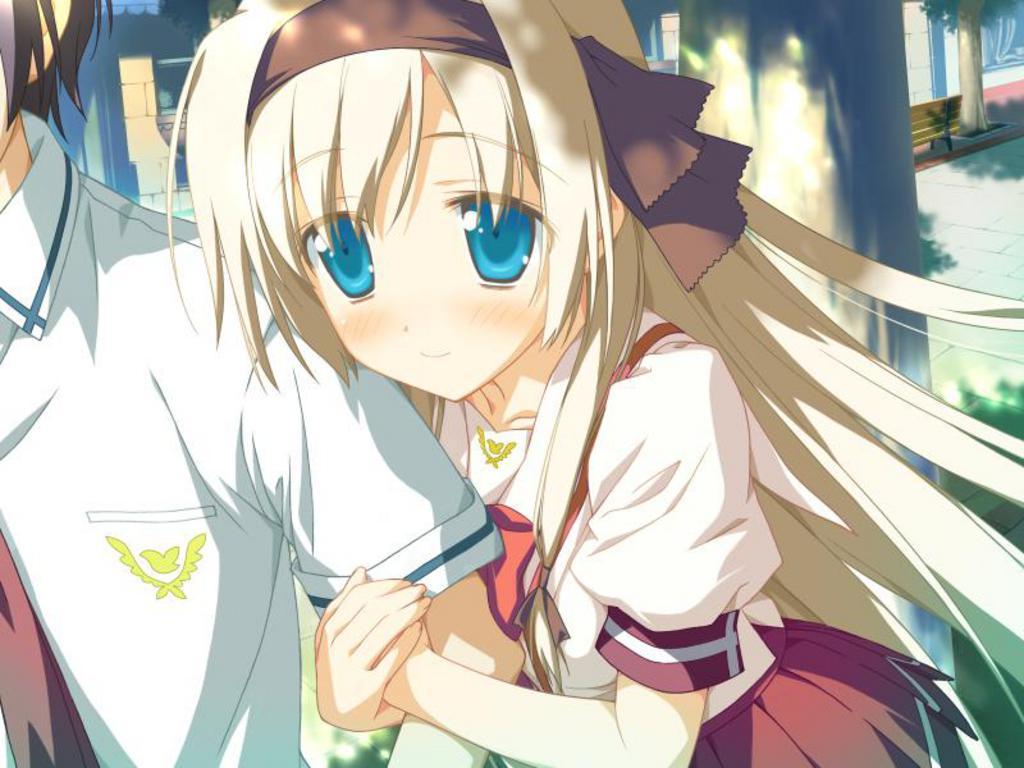 1024x768 Anime Forever image cute anime girl blushing HD wallpaper