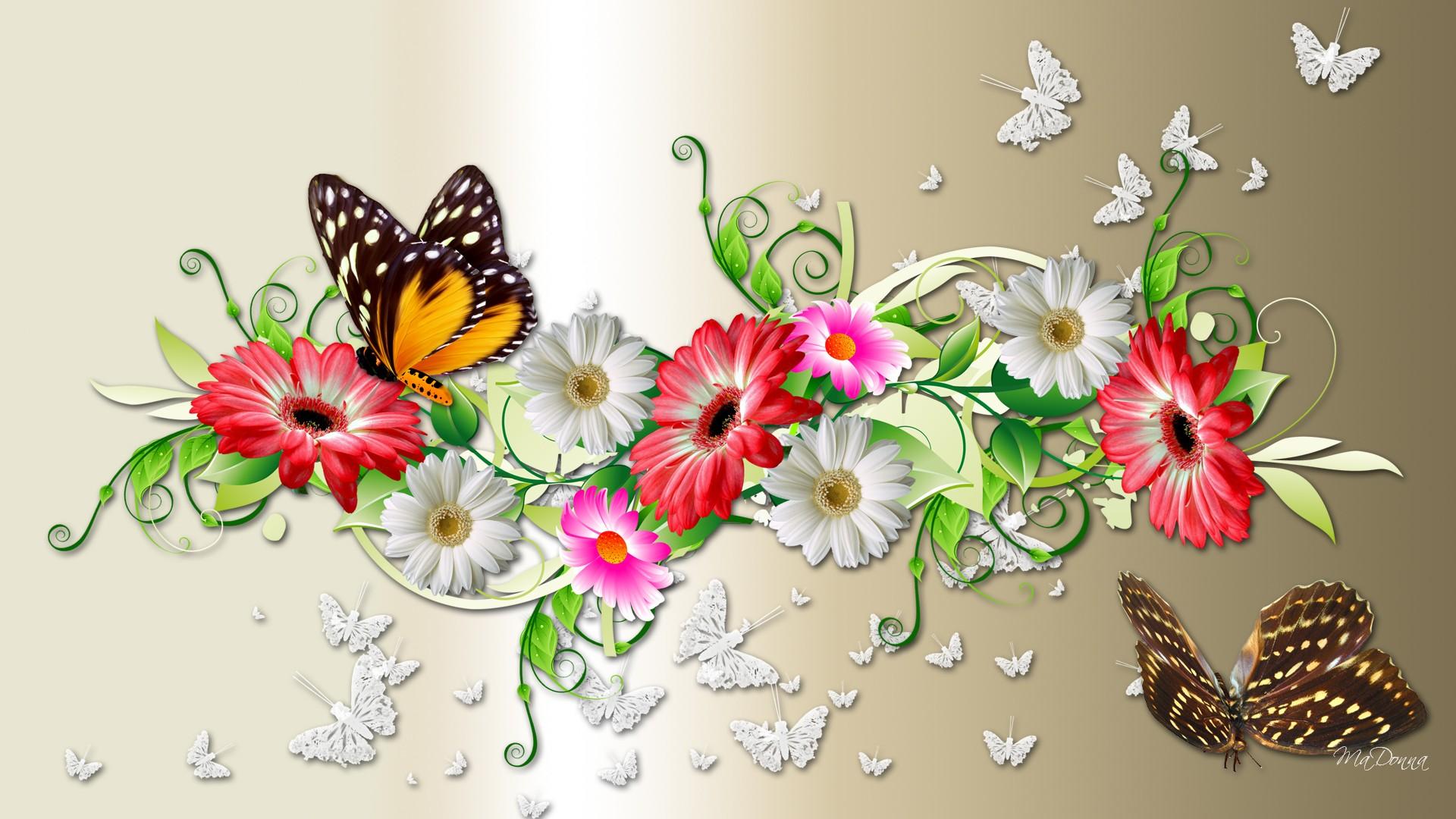 1920x1080 Butterflies wallpaper