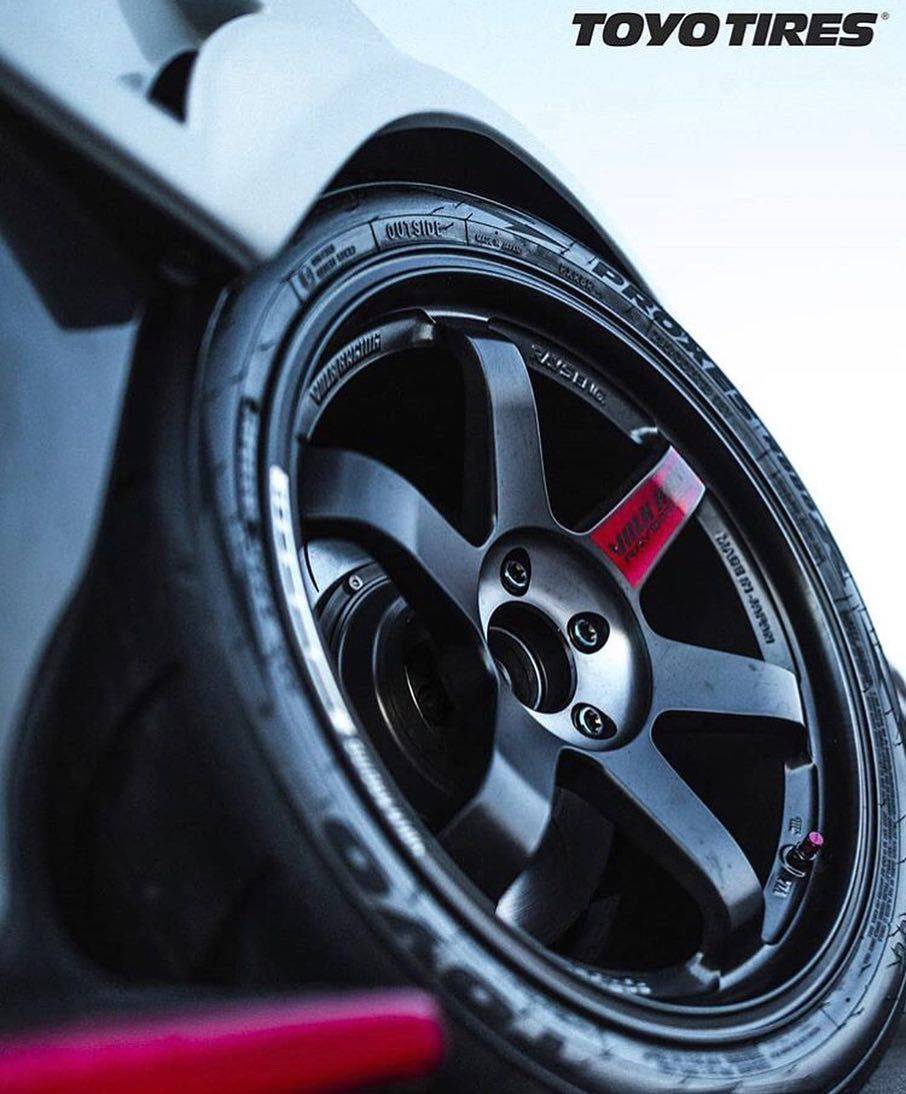 906x1094 Rays Wheels on Instagram: “Volk Racing TE37SL Black Edition II on Mazda RX7 FD3S ••• #rays #raysmsc #volkracing #volkracingoriginal #te37. Mazda rx Mazda, Wheel