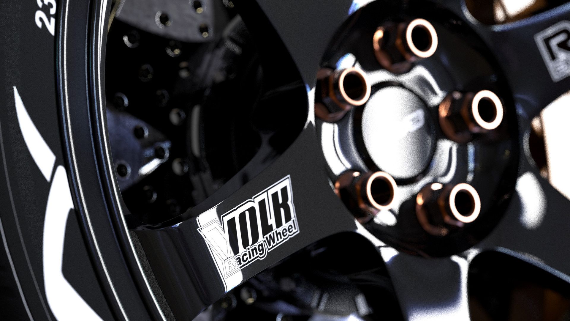 1920x1080 Volk TE37 / Brembo brakes