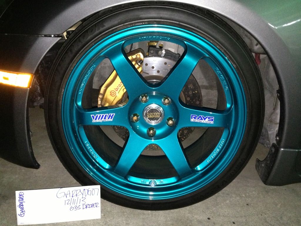 1024x768 FS SoCal: Candy Teal Volk TE37 19x9.5 10.5 +22 G35 & G37 Forum Discussion