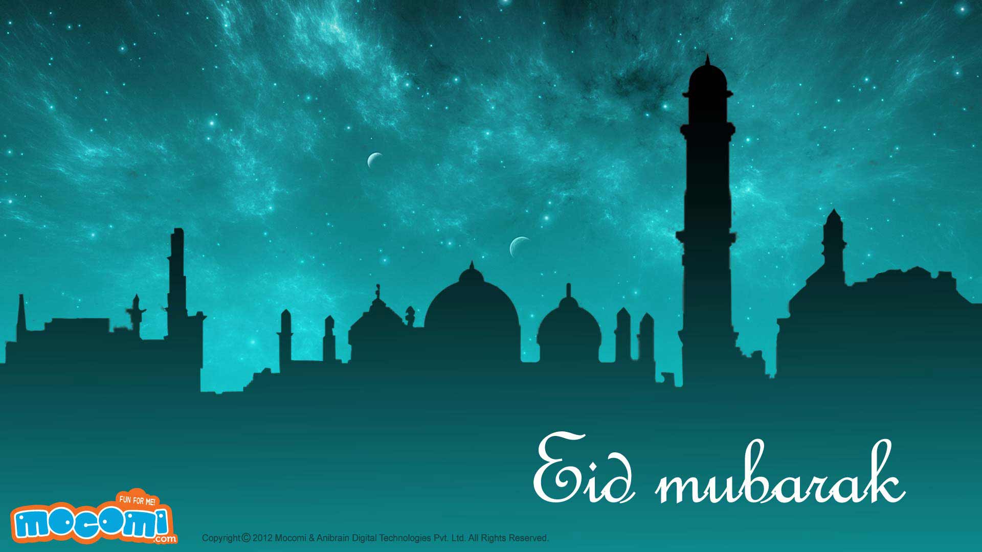 1920x1080 Eid Mubarak Wallpaper for kids