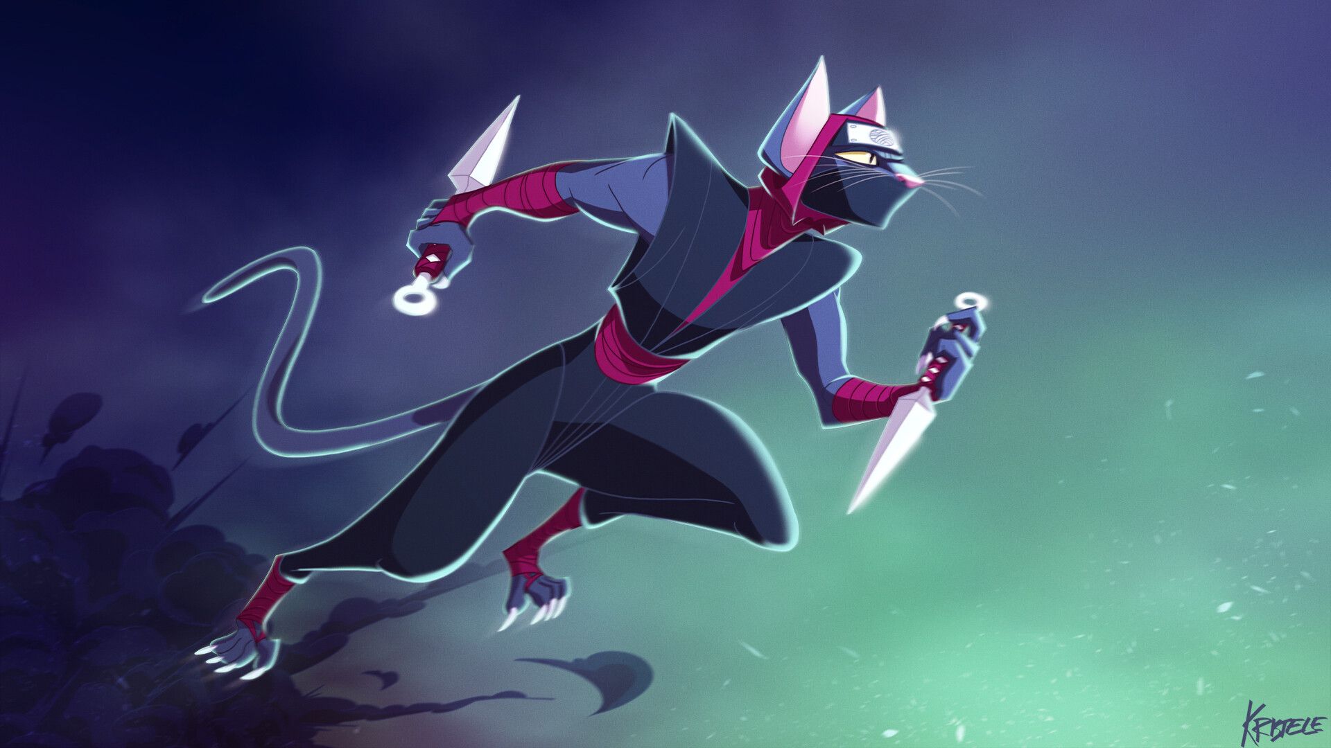 Ninja Cat Wallpapers - Top Free Ninja Cat Backgrounds - WallpaperAccess