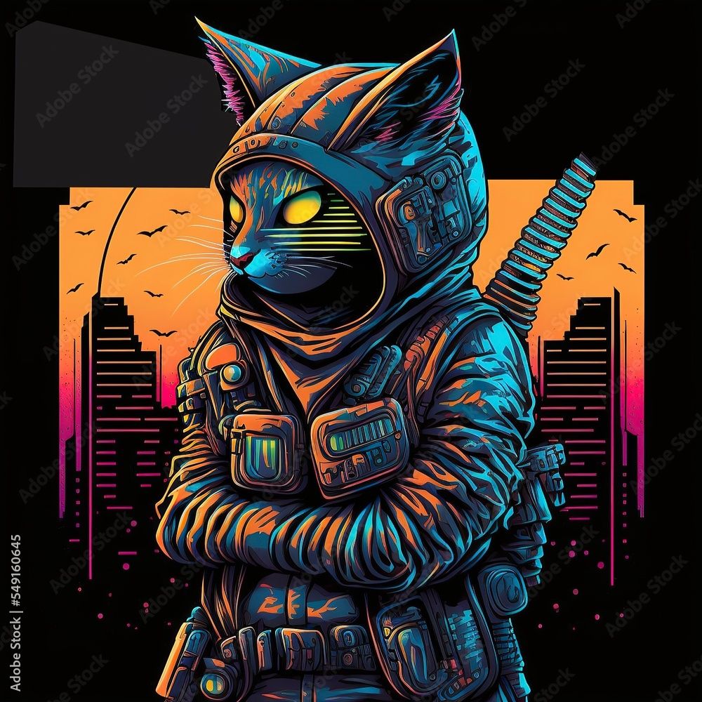 Ninja Cat Wallpapers - Top Free Ninja Cat Backgrounds - WallpaperAccess