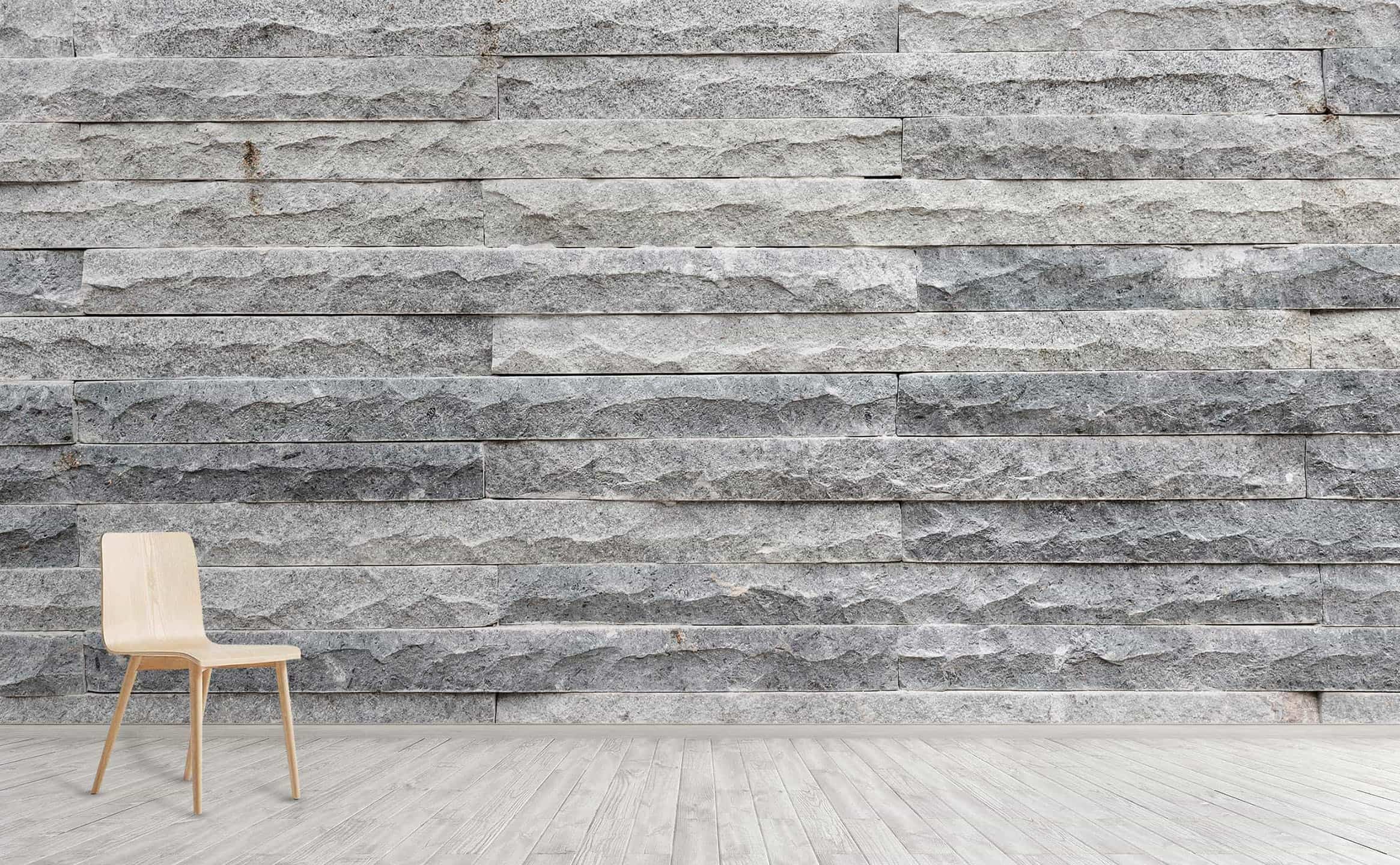 2330x1440 Rough textured gray natural stone Wall Mural