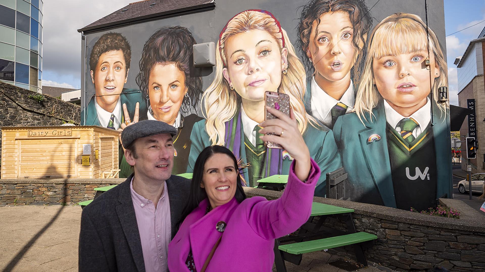 1920x1080 Derry Girls Mural & Photography in Derry Londonderry, Londonderry/ Derry
