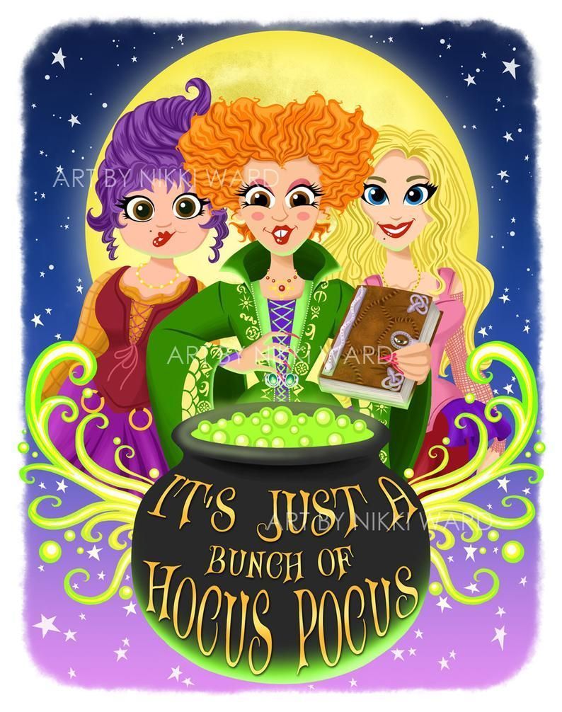 794x1006 Hocus Pocus Sanderson Sisters Art Print. Halloween painting, Halloween drawings, Disney halloween