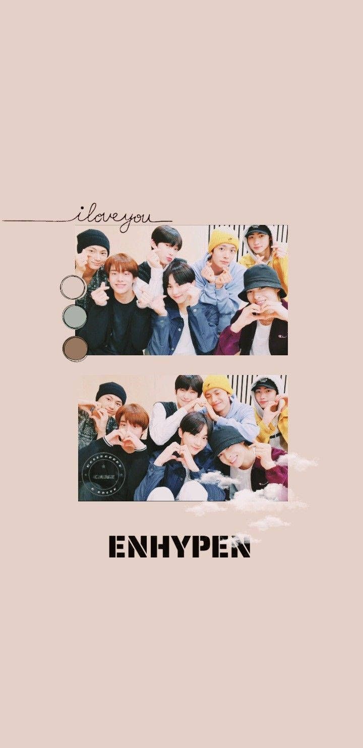 720x1480 Download I Love You Enhypen Aesthetic Wallpaper