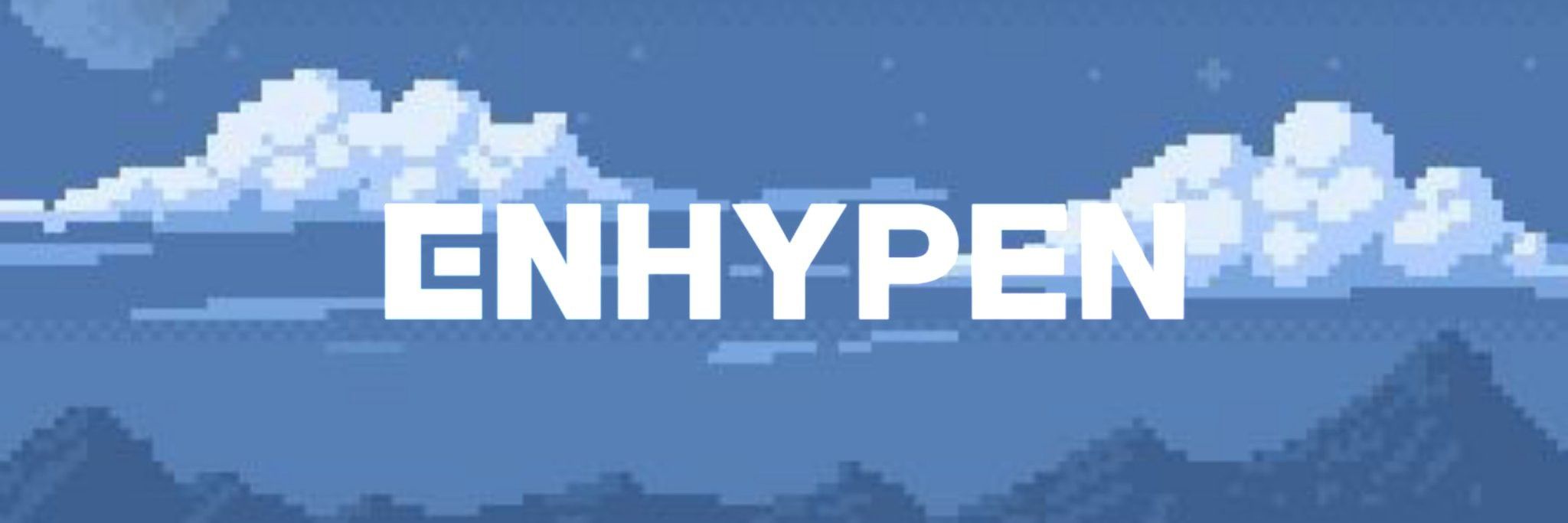 2048x683 Enhypen blue