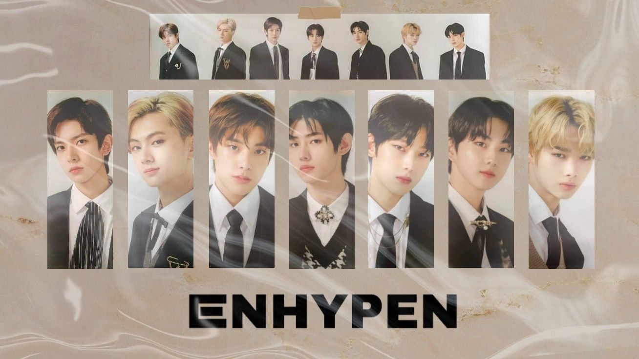 1308x736 Enhypen Logo Computer Wallpaper