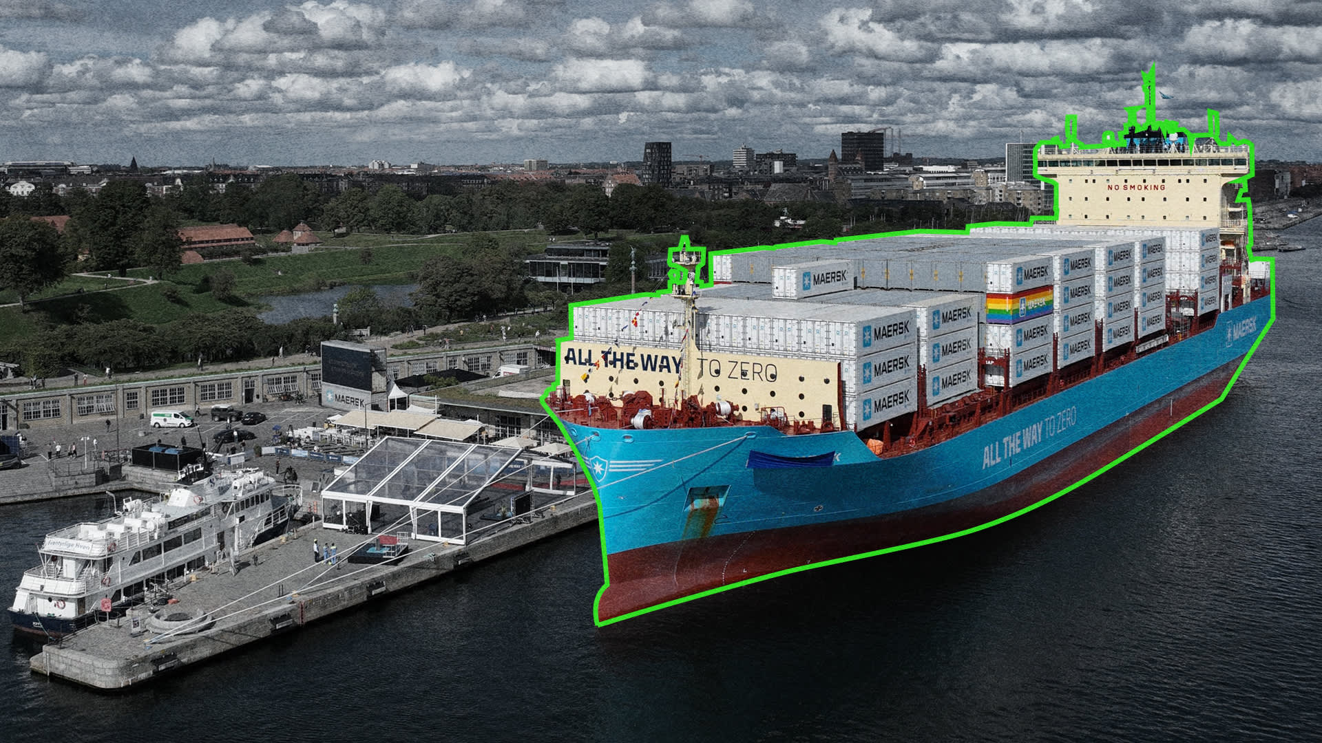 1920x1080 Maersk unveils world's first vessel Laura Maersk using green methanol