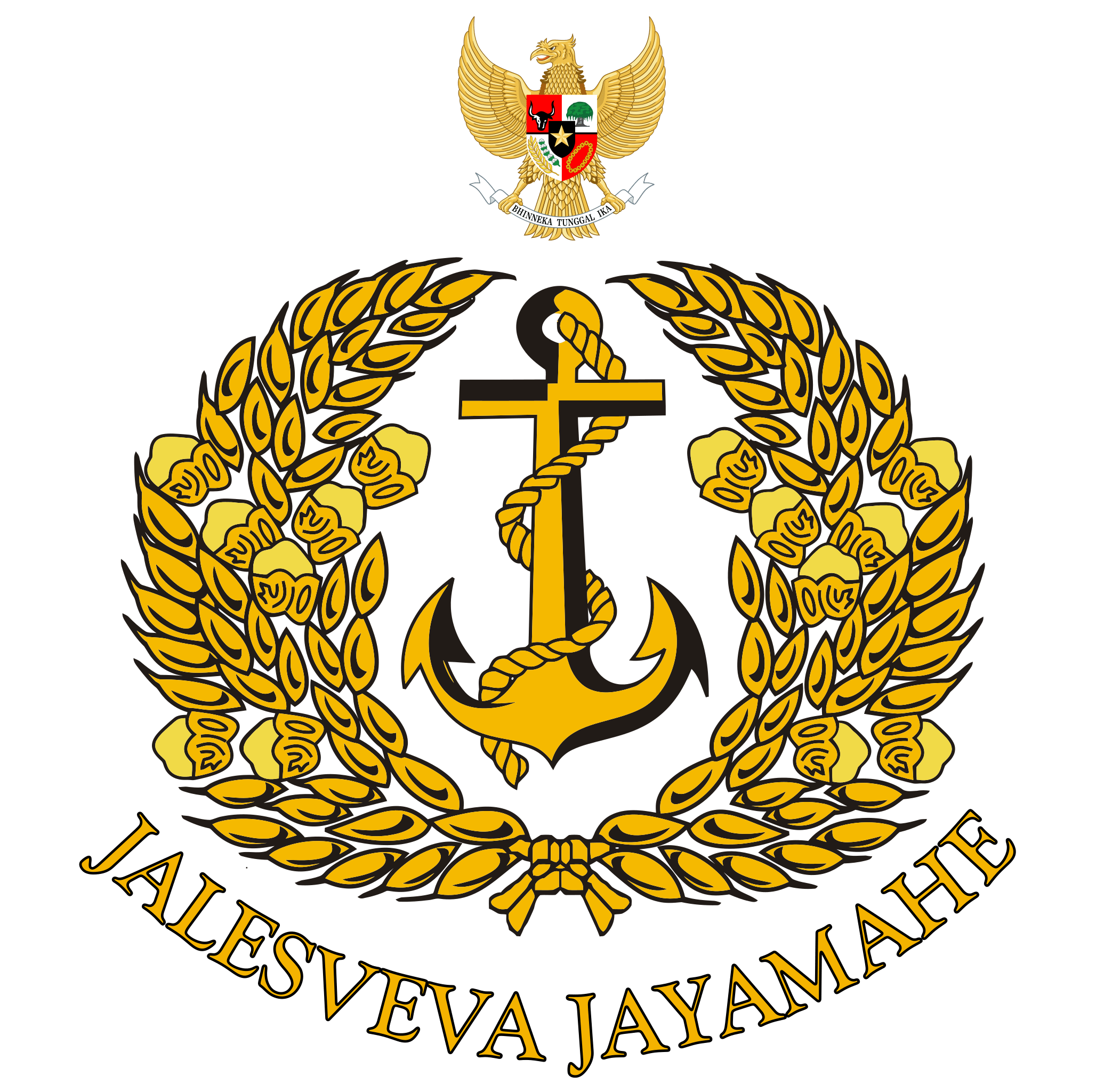 2071x2048 Insignia of the Indonesian Navy.svg