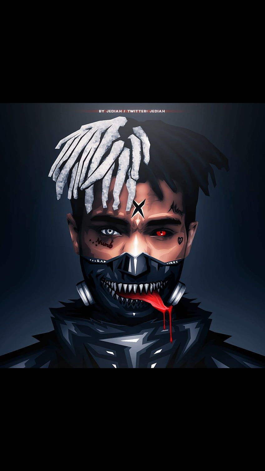 850x1511 XXXTentacion Xbox, XXXTentacion look at me HD phone wallpaper