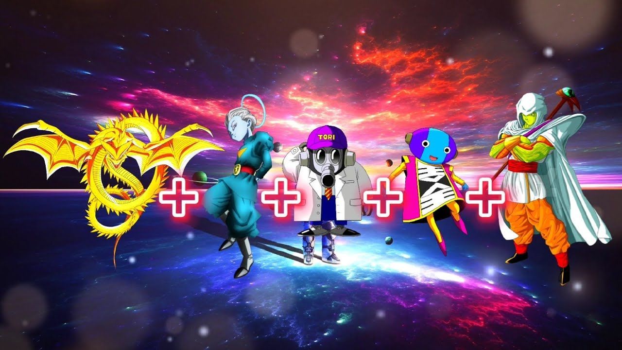 1280x720 Super Shenron + Grand Priest + Tori Bot + Zeno + Dragon God Zalama. Who Is Strongest?