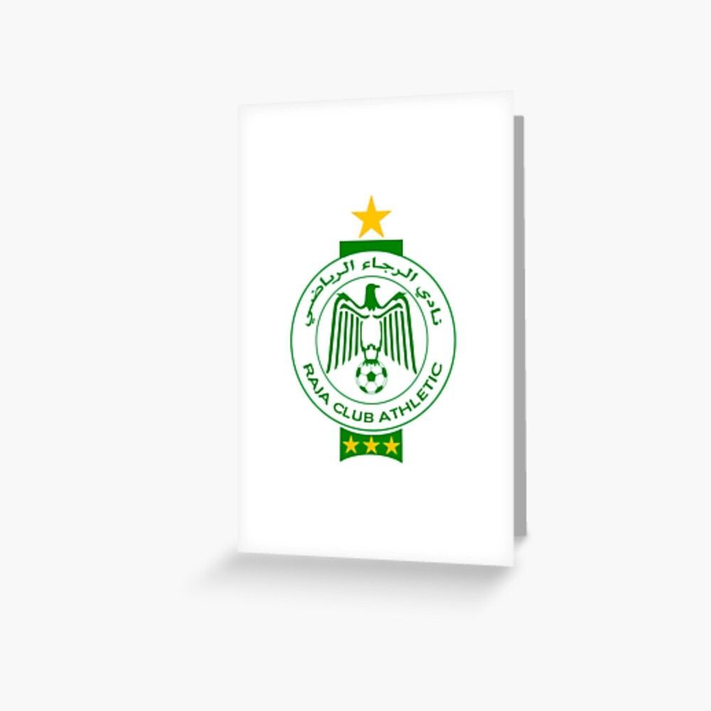 1000x1000 RAJA CLUB CASABLANCA Greeting Card