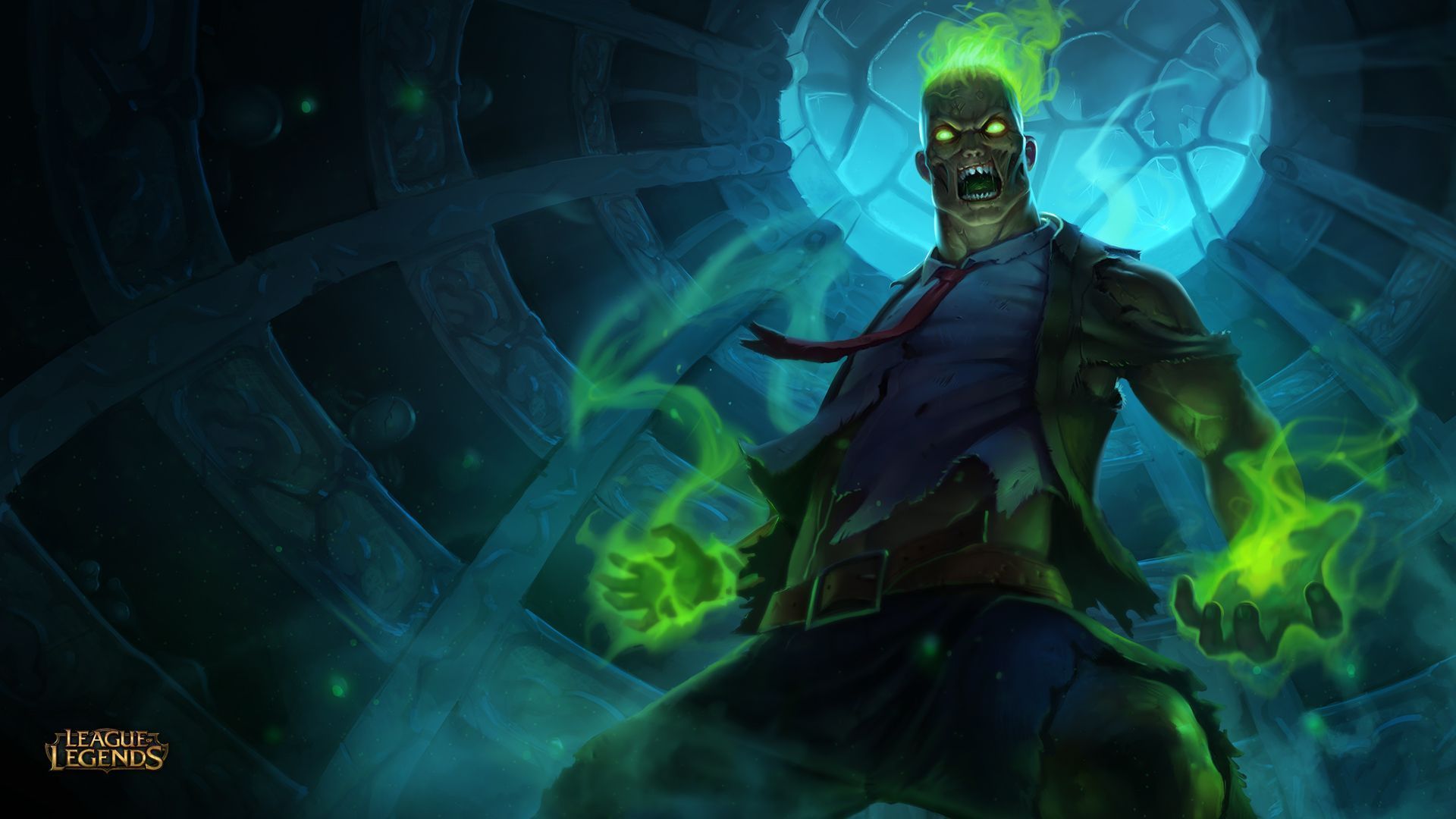 1920x1080 Zombie Brand League Of Legends Wallpaper HD League Of Legends Wallpaper. Art Of LoL. League Of Legends, League Of Legends Personajes, Lol League Of Legends