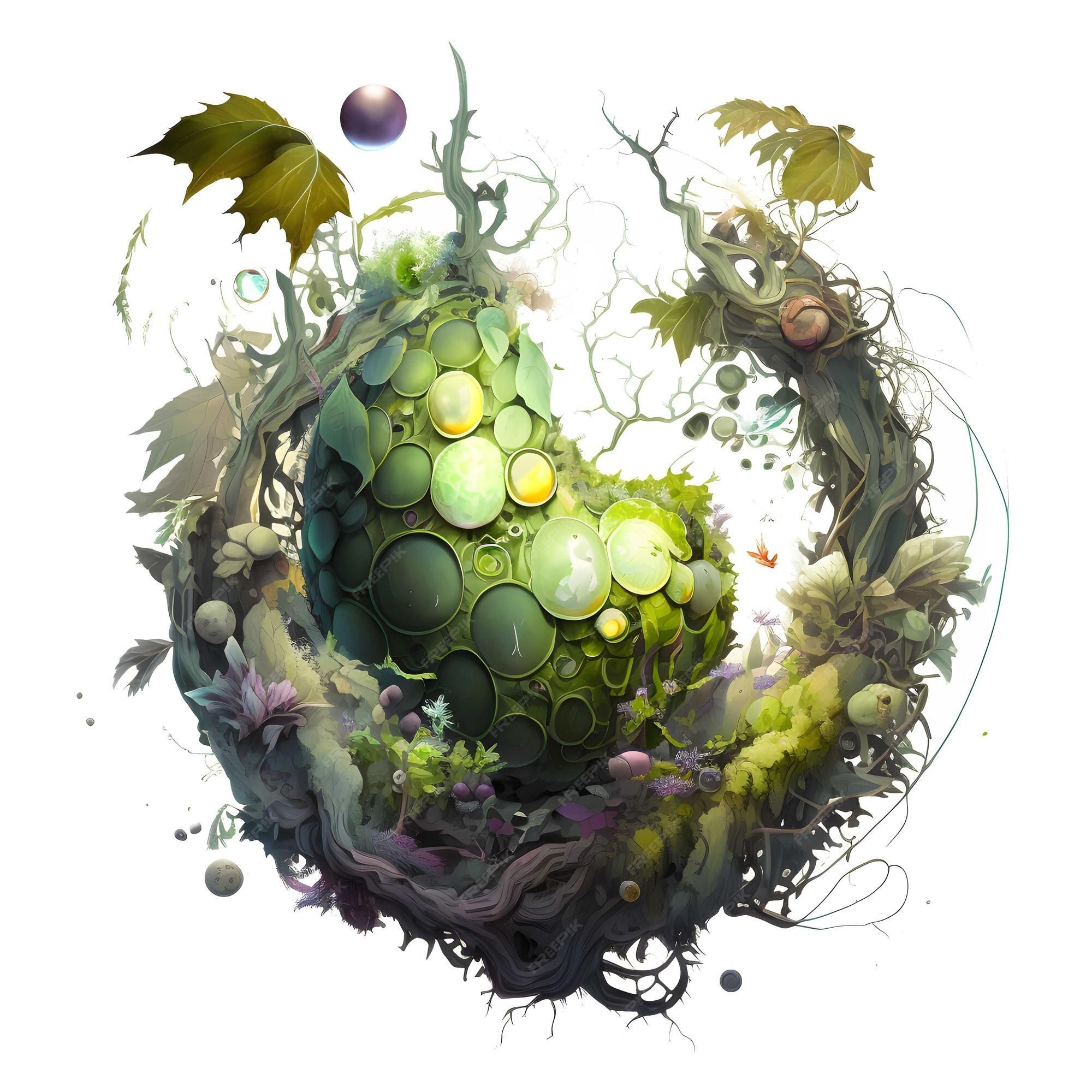 2000x2000 Premium PSD. Dark world tree abstract 4096px png transparent 300dpi for tshirt clipart design book cover frame