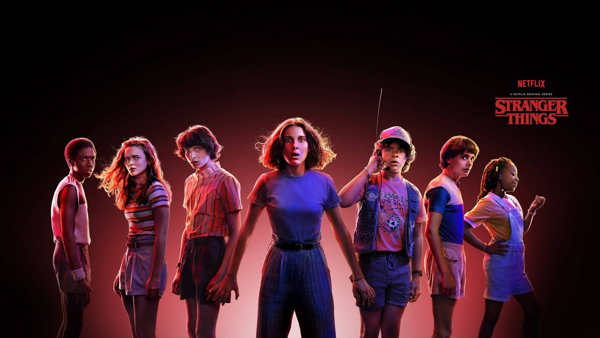 1920x1080 Download The gang's all here for some Stranger Things Wallpaper